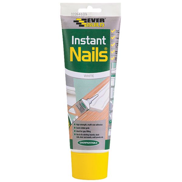 Everbuild Instant Nails Easi Squeeze White 200ml