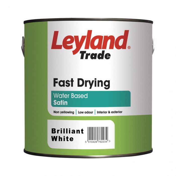 Leyland Fast Drying Satin Brilliant White - 3L