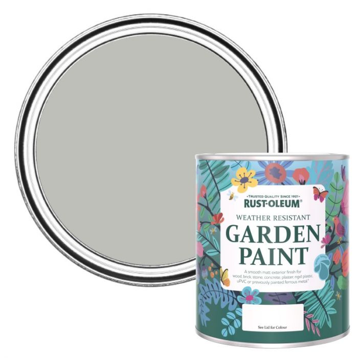 Rust-Oleum Chalky Finish Garden Paint - Flint 750ml