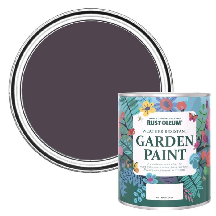 Rust-Oleum Chalky Finish Garden Paint - Grape Soda 750ml