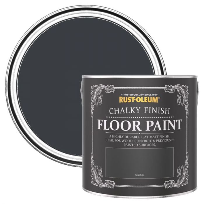 Rust-Oleum Chalky Finish Floor Paint Graphite 2.5L