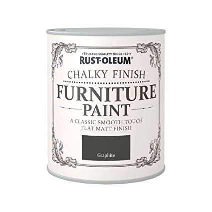 Rust-Oleum Chalky Finish Furniture Paint-Graphite-125ml