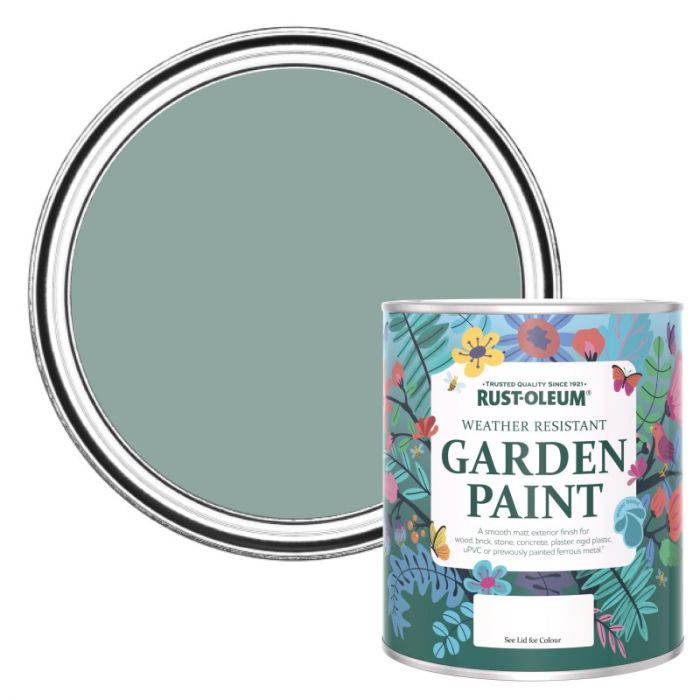 Rust-Oleum Chalky Finish Garden Paint - Gresham Blue 750ml