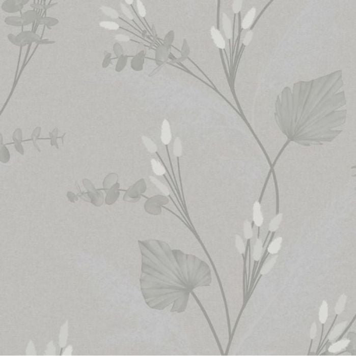 Amarante Bunny Tails and Pampas Heavy Weight Vinyl Wallpaper