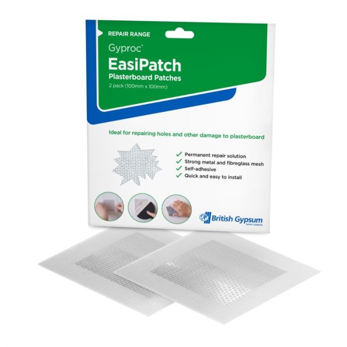 Gyproc EasiPatch Plasterboard Patches (2 Pack)