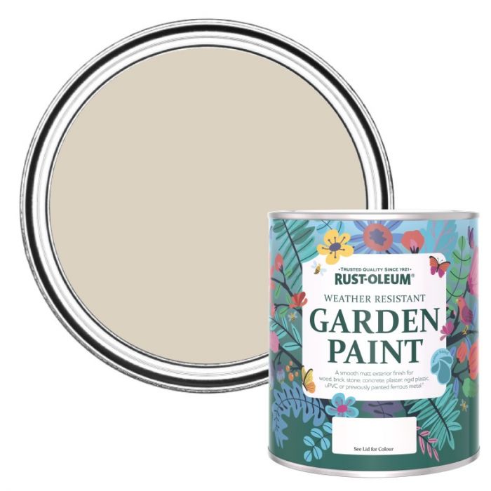 Rust-Oleum Chalky Finish Garden Paint - Hessian 750ml