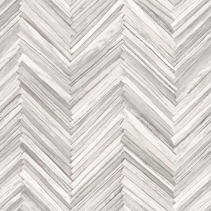Hygge Wood Panel Wallpaper Grey