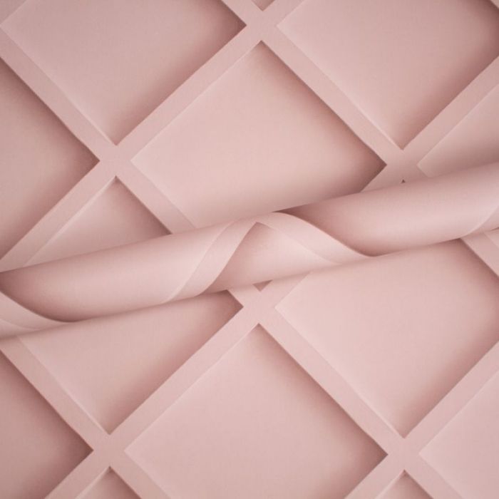 3D Effect Wooden Trellis Printed Wallpaper Pink