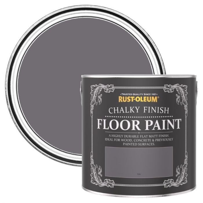 Rust-Oleum Chalky Finish Floor Paint Iris 2.5L