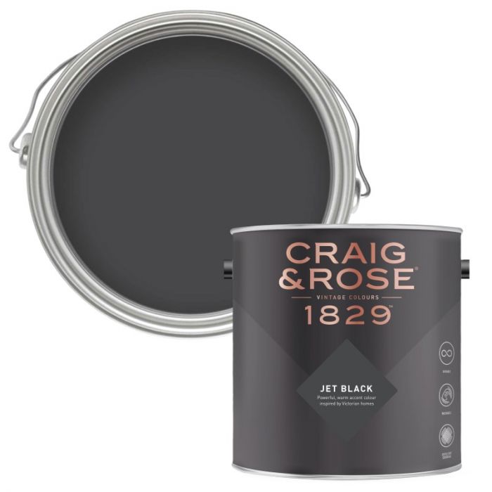 Craig & Rose 1829 Paint - Jet Black