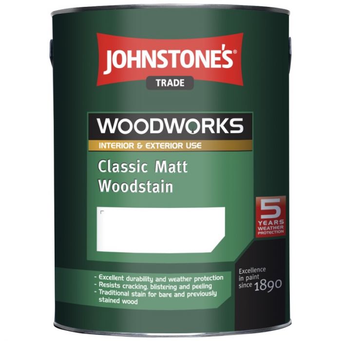 Johnstone's Trade Classic Matt Woodstain for Exterior Wood