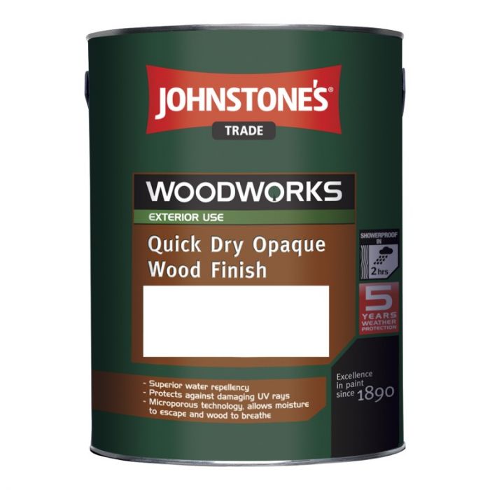 Johnstone's Trade Woodworks Quick Dry Opaque Wood Finish - Anthracite Grey (RAL7016)