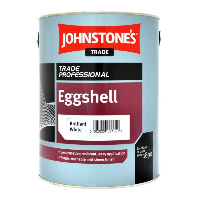 Johnstone's Trade Eggshell (Oil-Based) - Brilliant White