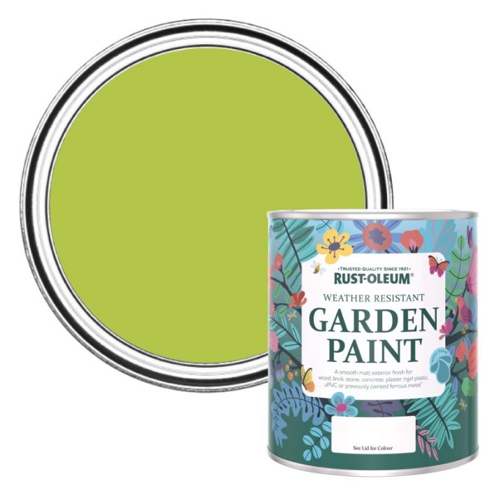 Rust-Oleum Chalky Finish Garden Paint - Key Lime 750ml