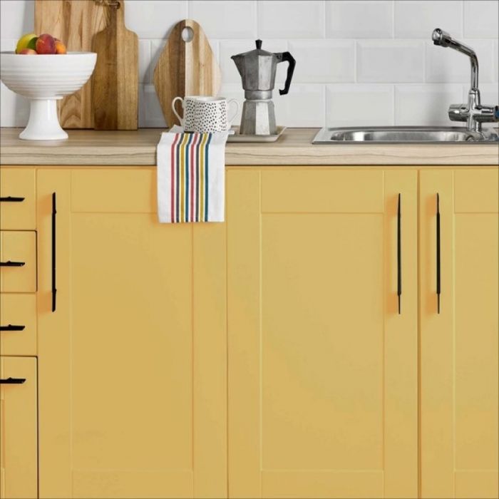Rust-Oleum Kitchen Cupboard Paint - Mustard 750ml