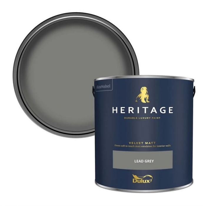 Dulux Heritage Matt Emulsion - Lead Grey