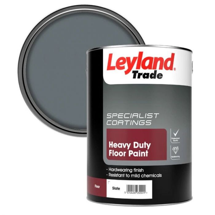 Leyland Heavy Duty Floor Paint - Slate 5L