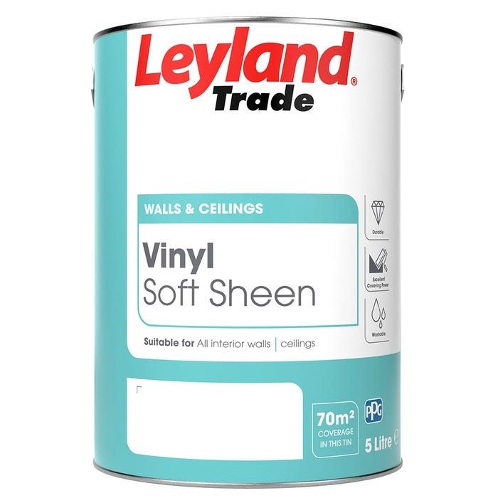 Leyland Trade Vinyl Soft Sheen - Designer Colour Match Paint - Brown 02 - 5L