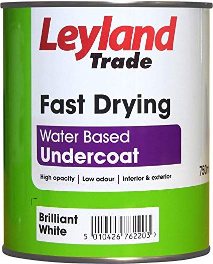 Leyland Fast Drying Undercoat - Brilliant White 3L