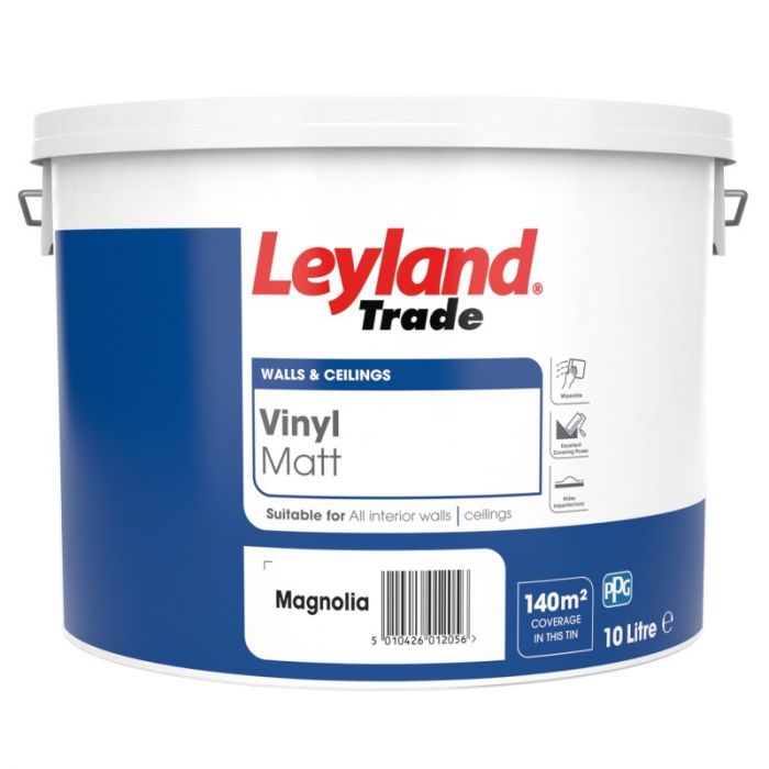 Leyland Trade Vinyl Matt - Magnolia 10L