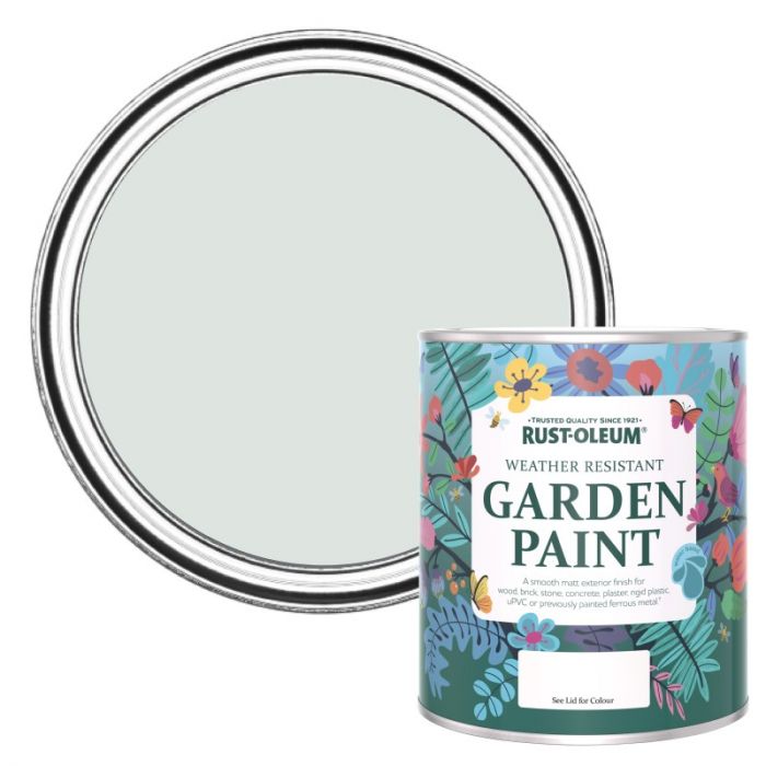 Rust-Oleum Chalky Finish Garden Paint - Library Grey 750ml