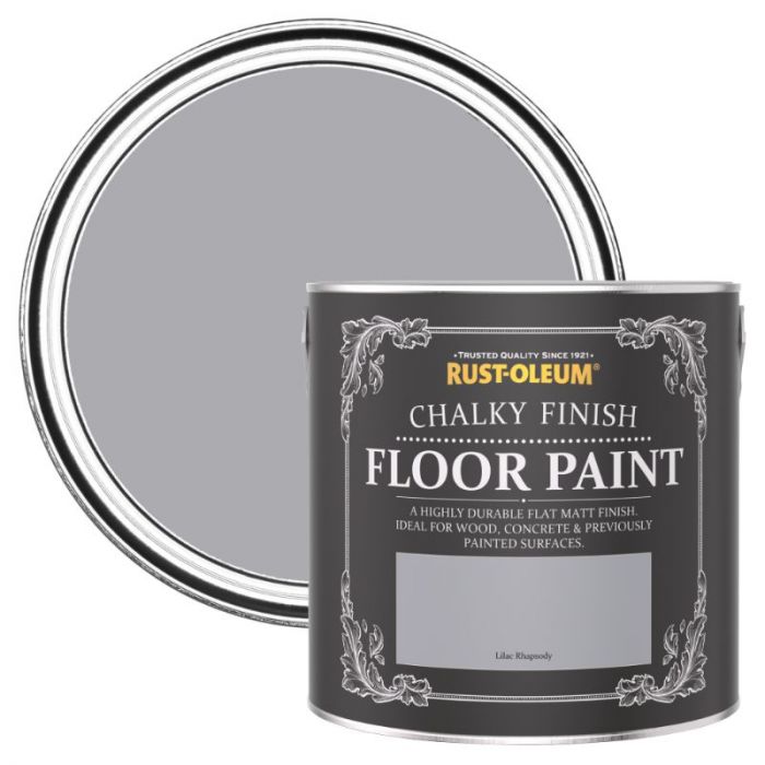 Rust-Oleum Chalky Finish Floor Paint Lilac Rhapsody 2.5L