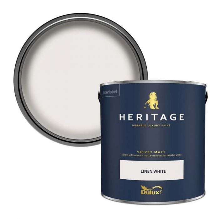 Dulux Heritage Matt Emulsion - Linen White