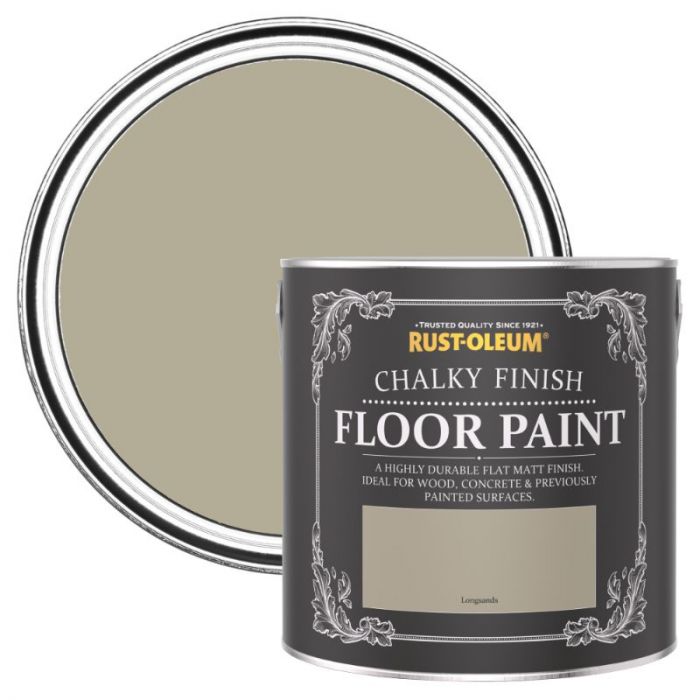 Rust-Oleum Chalky Finish Floor Paint Longsands 2.5L