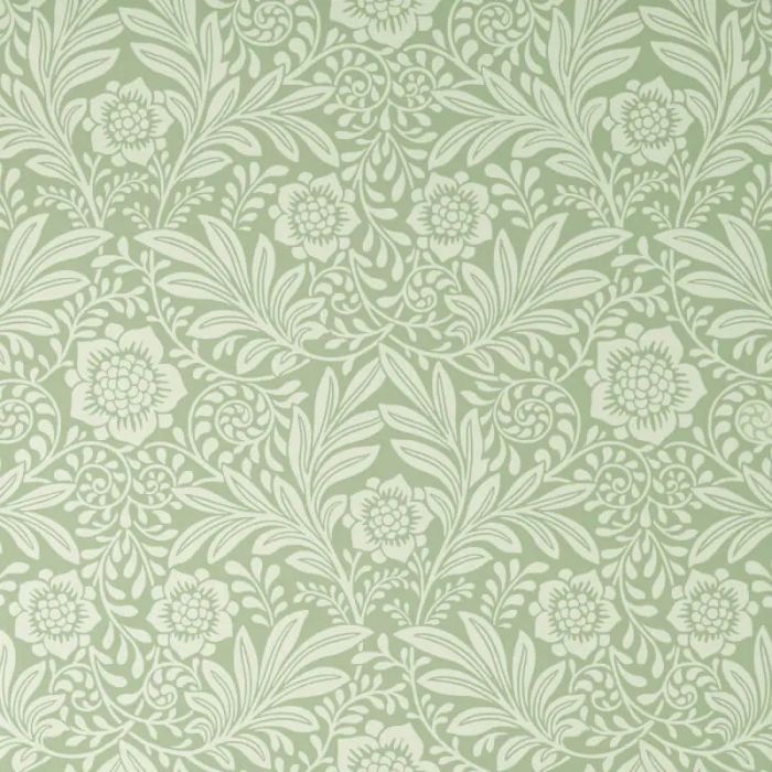 Crown Camille Floral Wallpaper - Sage 