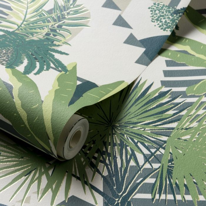 Clarke & Clarke Malindi Wallpaper - Palm