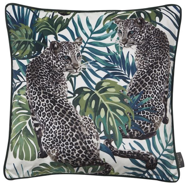 Malini Juniper Leopard Love Cushion