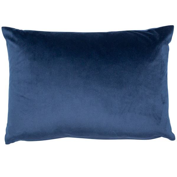 Malini Luxe Rectangle Navy Cushion