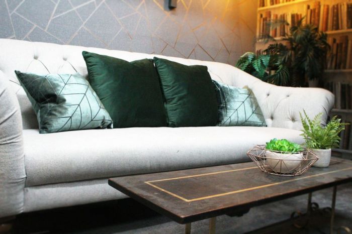 Malini Luxe Pinegreen Cushion