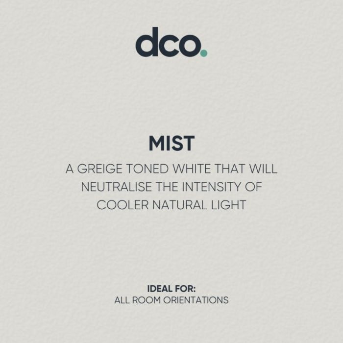 DCO Colour of the Year 2023 - Mist