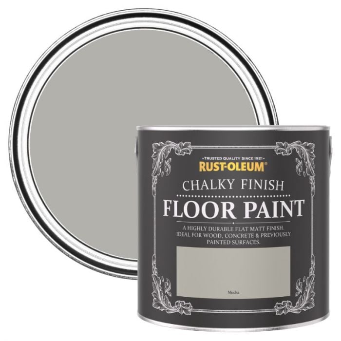 Rust-Oleum Chalky Finish Floor Paint Mocha 2.5L