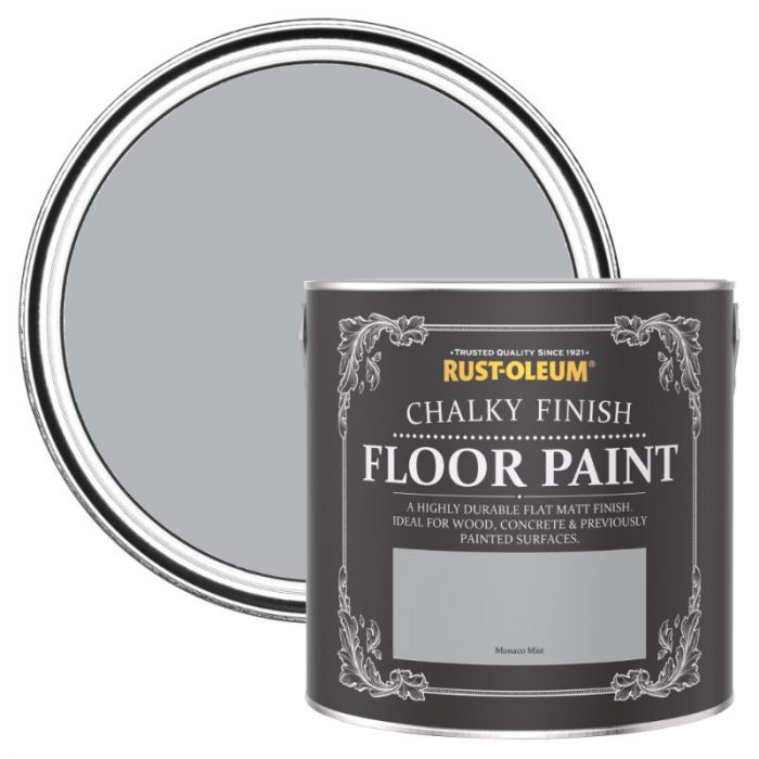 Rust-Oleum Chalky Finish Floor Paint Monaco Mist 2.5L