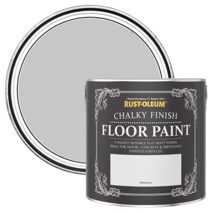 Rust-Oleum Chalky Finish Floor Paint Moonstone 2.5L