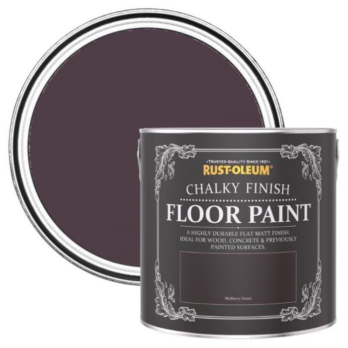 Rust-Oleum Chalky Finish Floor Paint Mulberry Street 2.5L