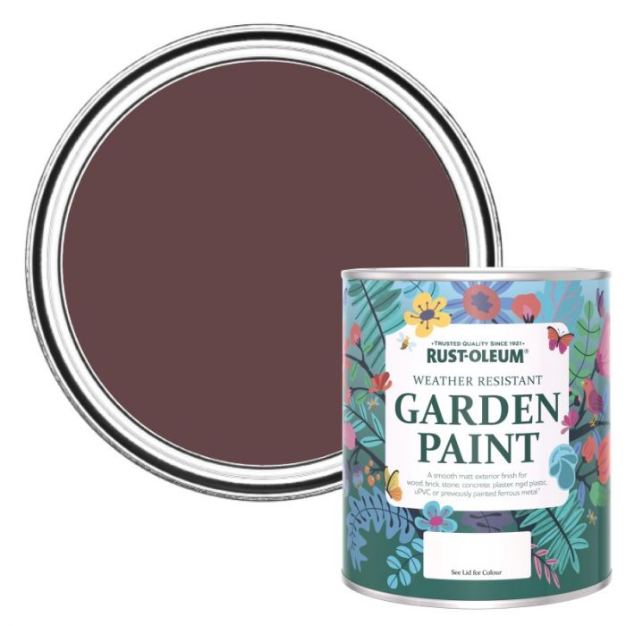 Rust-Oleum Chalky Finish Garden Paint - Mulberry Street 750ml