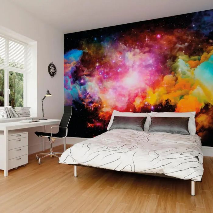 Origin Galaxy Stars Wall Mural Multi
