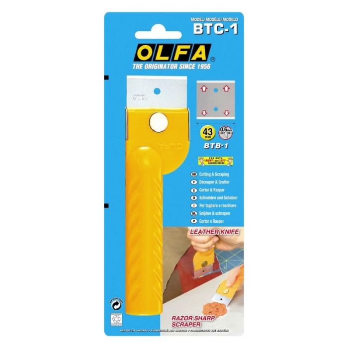 Olfa BTC-1 Multi-Purpose Razor Edge Scraper with Replaceable Blade