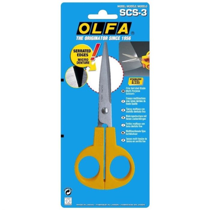 Olfa Multi-Purpose Stainless Steel Scissors - 160mm