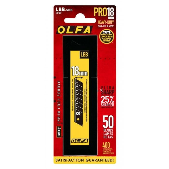 Olfa Spare Blades LBB-50B (Pack of 50)