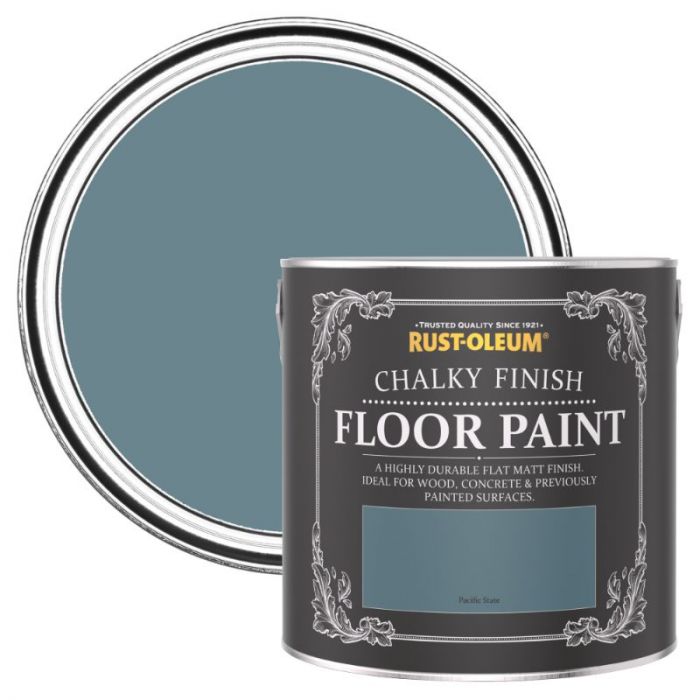 Rust-Oleum Chalky Finish Floor Paint Pacific State 2.5L