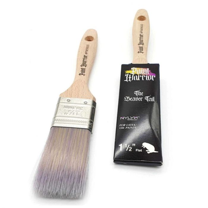 Paint Warrior Beaver Tail Paint Brush