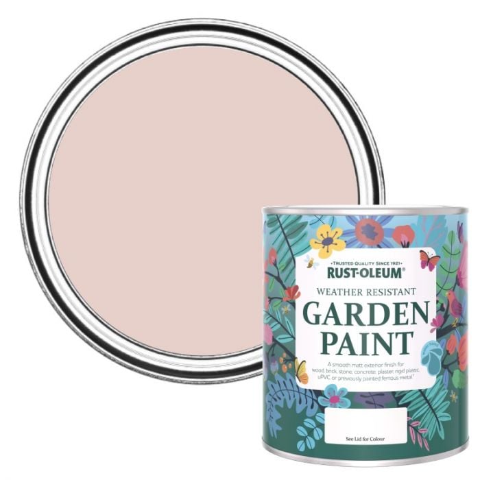 Rust-Oleum Chalky Finish Garden Paint - Pink Champagne 750ml