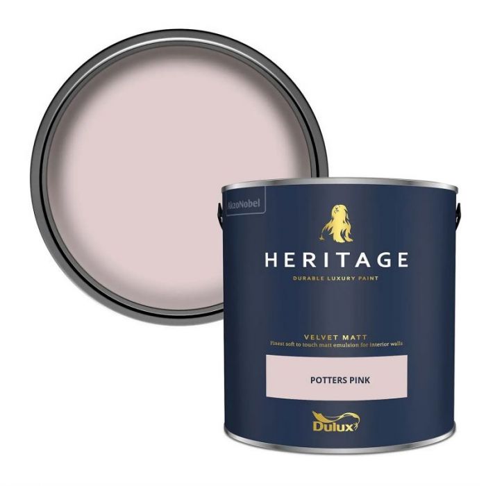 Dulux Heritage Matt Emulsion - Potters Pink
