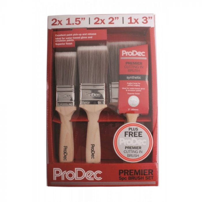 ProDec Premier Brush Set (5pk) PBPT049