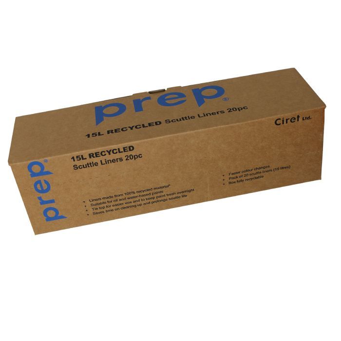 Prep Recycled Scuttle Liners 15L - (Pack of 20)