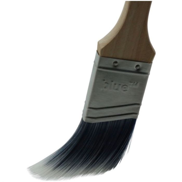 Axus Blue Angled Pro-Cutter Brush Synthetic Bristle 1.5